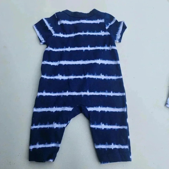 Lot of 2 Carter's Child Of Mine Preemie NewBorn Baby Long Sleeve Sleepers Sz P - Picture 6 of 7